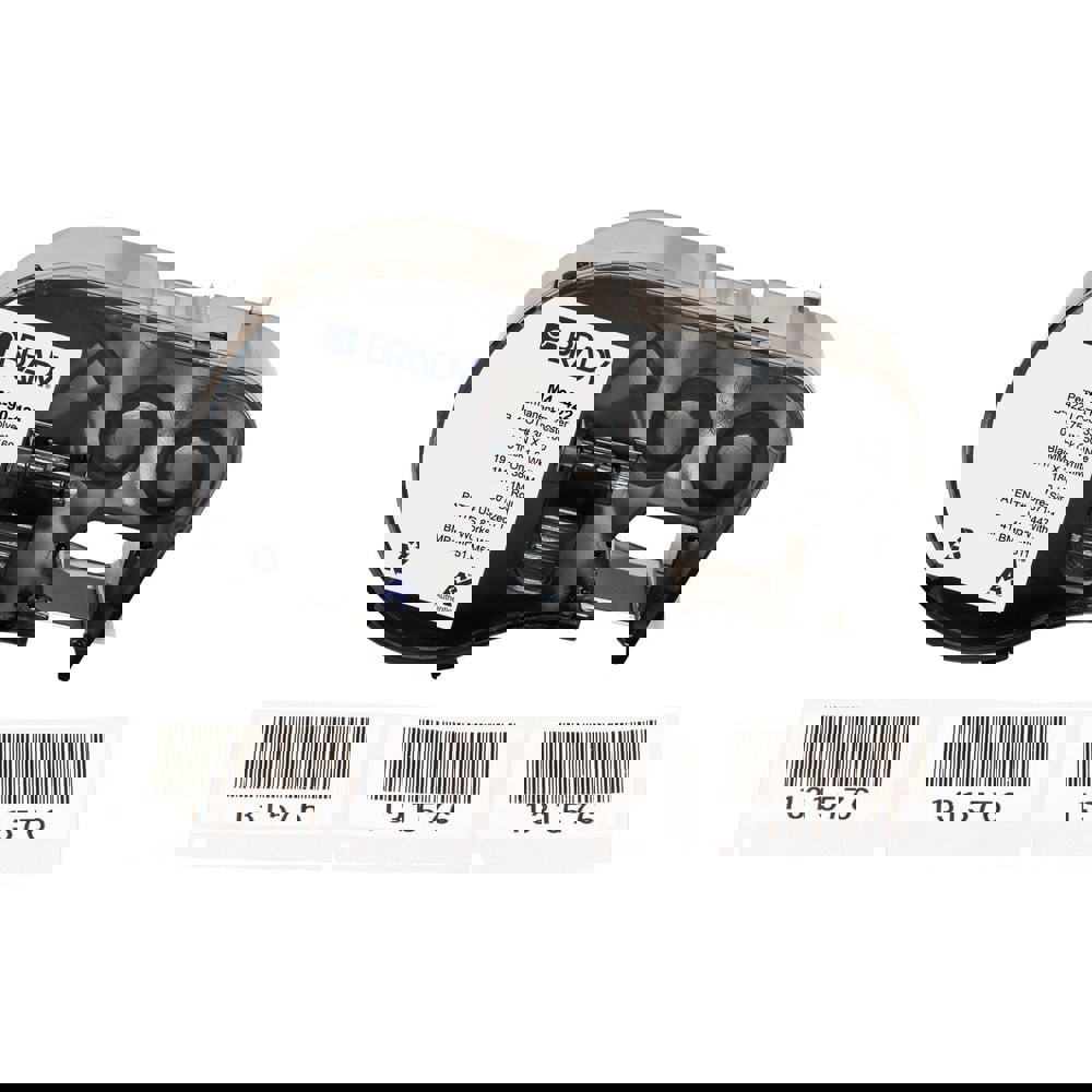 Labels, Ribbons & Tapes; Application: Label Printer Cartridge ; Type: Label Printer Cartridge ; Color Family: White ; Color: Black on White ; Number Of Labels Per Roll: 180 ; For Use With: BMP41; BMP51; BMP53; M511